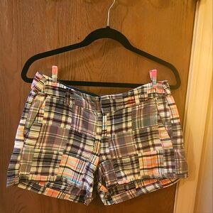 Fun Summer Plaid British Khaki Women's Size 4 Shorts
